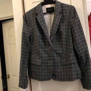Banana Republic windowpane blazer